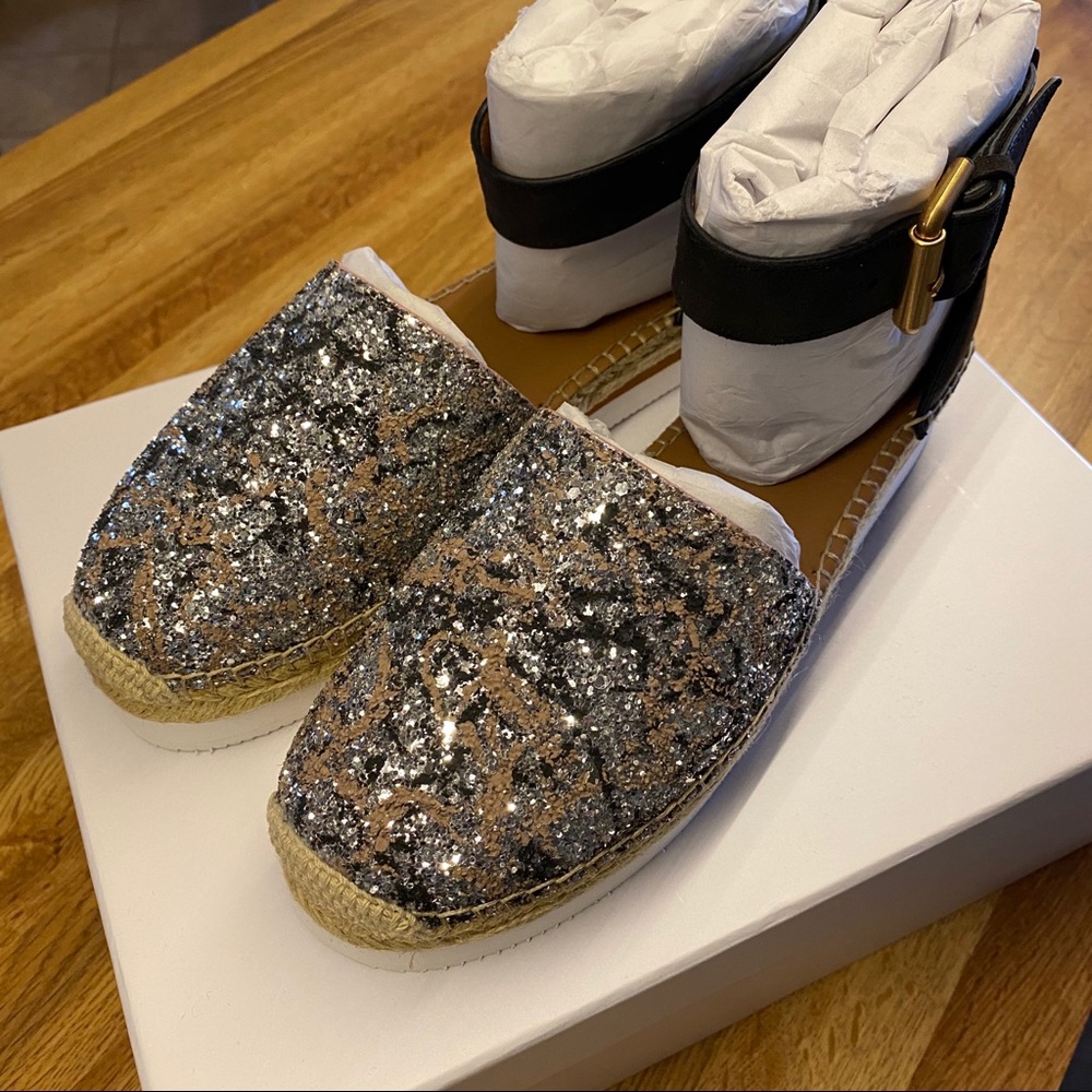 See By Chloé sparkly espadrilles